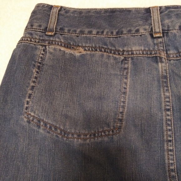 American Eagle Blue Denim Skirt Size 10 - Picture 3 of 6